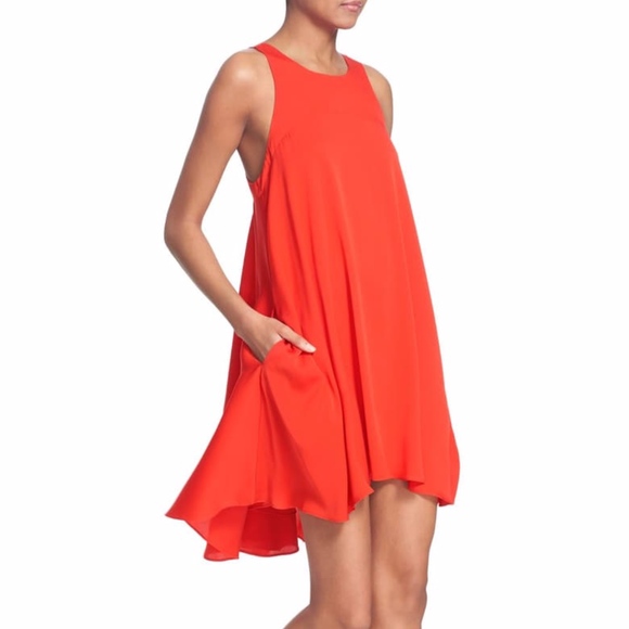 Milly Dresses & Skirts - MILLY Sleeveless Silk Trapeze Dress